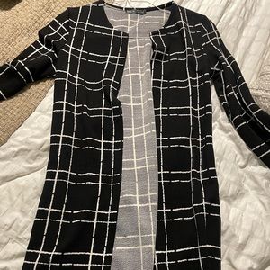 Black and White Cardigan